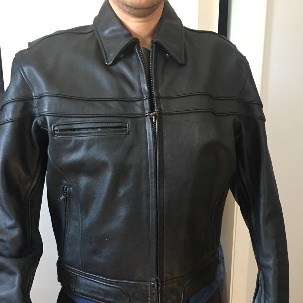 Joe Rocket motorcycle jacket genuine leather